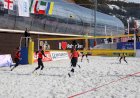 Palandöken Kayak Merkezi'nde Kar Voleybolu Heyecanı Yaşandı