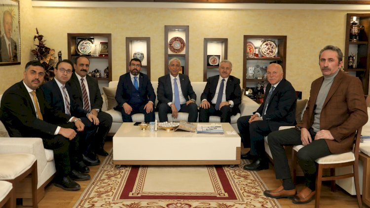 KARS HEYETİNDEN BAŞKAN SEKMEN’E ZİYARET