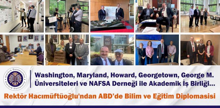 Rektör Hacımüftüoğlu’ndan ABD’de Bilim ve Eğitim Diplomasisi