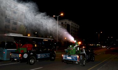 BÜYÜKŞEHİR'DEN İLAÇLAMA SEFERBERLİĞİ