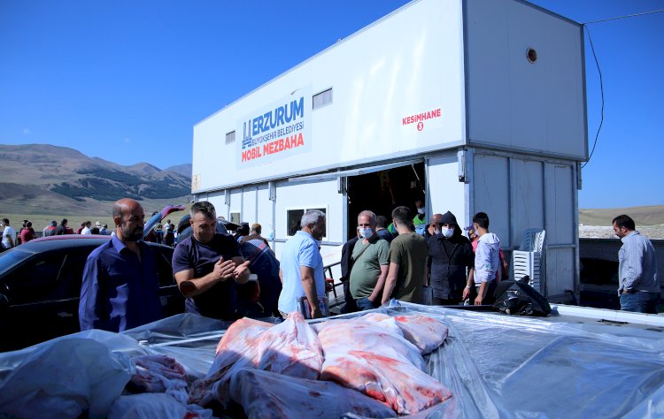 ERZURUM'LULARDAN MOBİL MEZBAHALARA TAM NOT