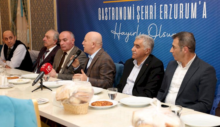 Başkan Sekmen: Erzurum Gastronimisi'ni Dünyaya Duyurmak İçin Unesco'ya Başvurduk